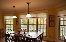 Kitchen shades with the customer's personal touches